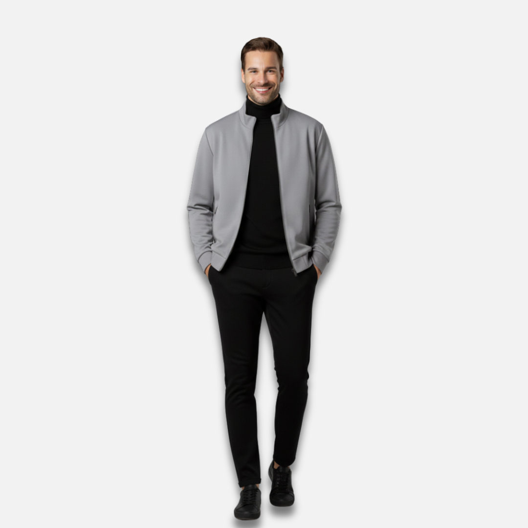 Men’s Premium Stand Collar Jacket Laurel & Legacy