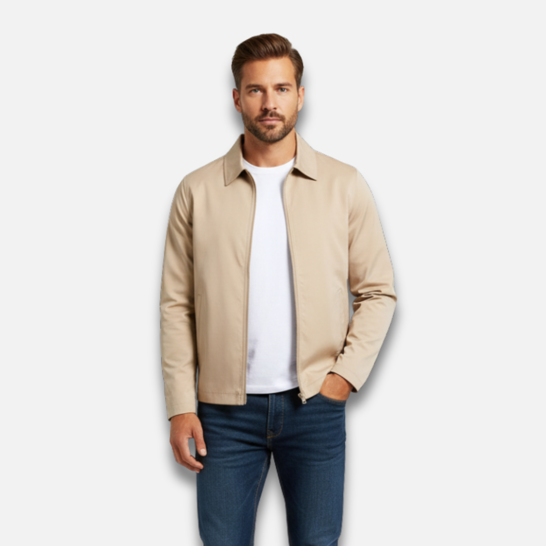 Men’s Business Zipper Raglan Jacket Laurel & Legacy