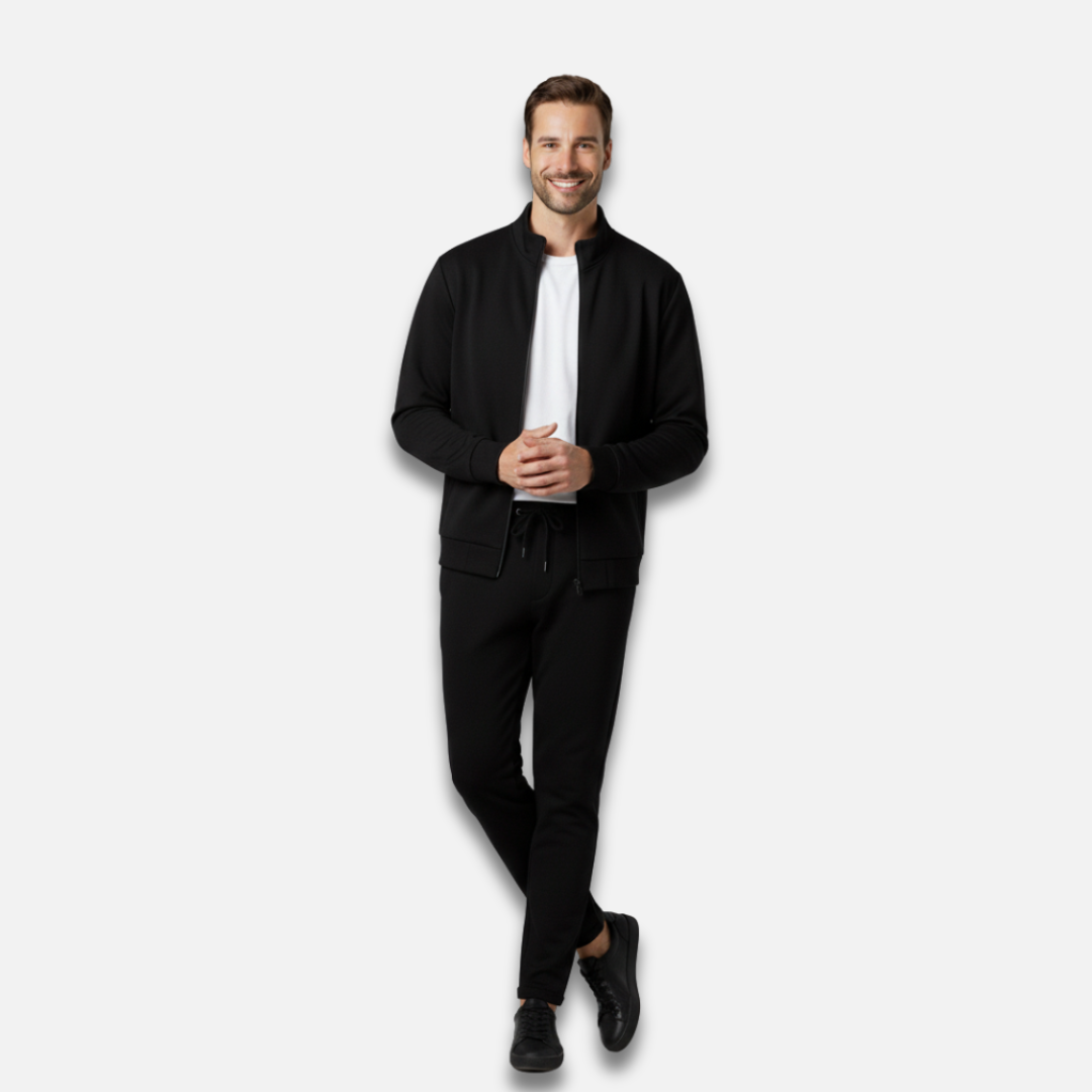 Men’s Stand Collar Wool Set Laurel & Legacy