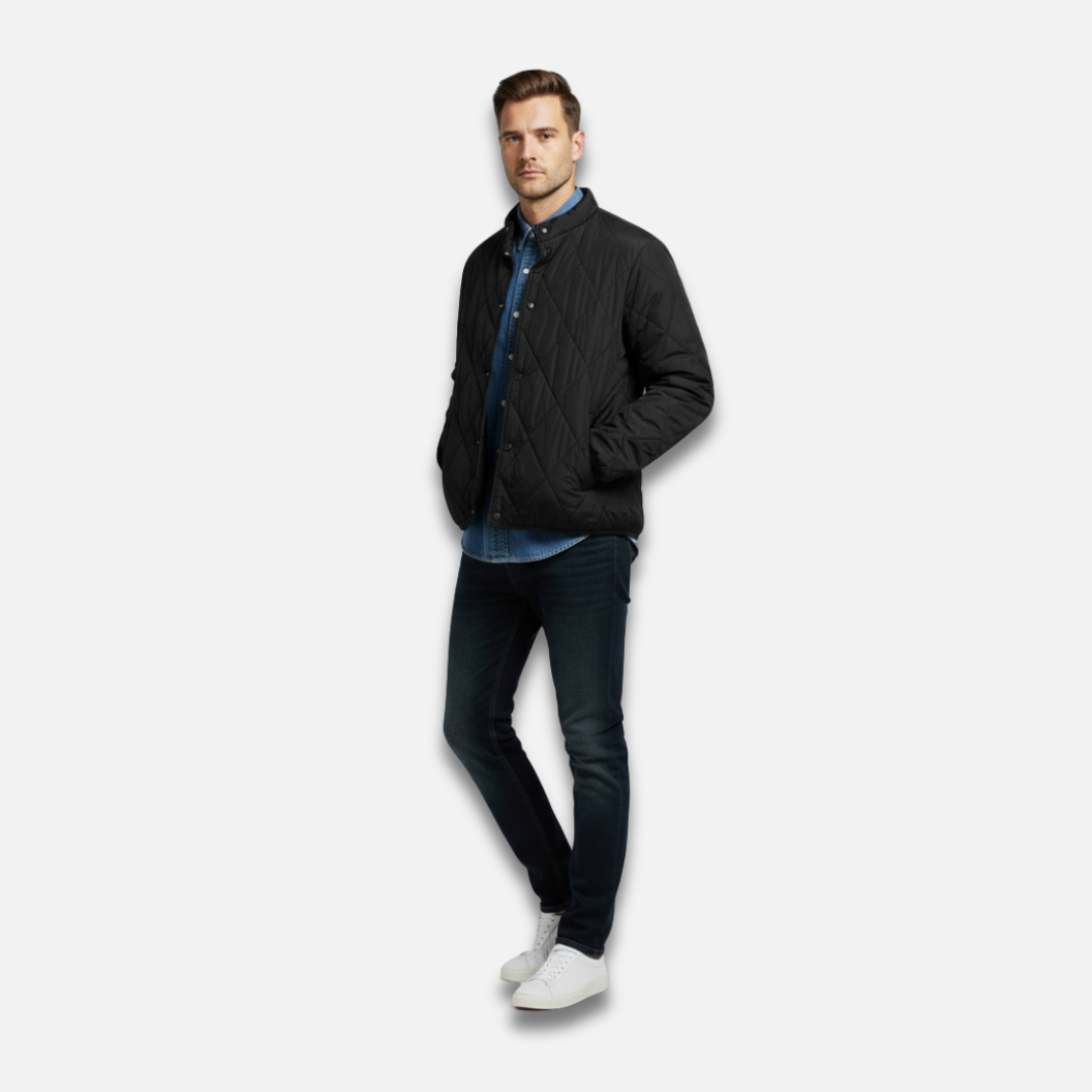 Men’s Quilted Cotton-Padded Jacket Laurel & Legacy