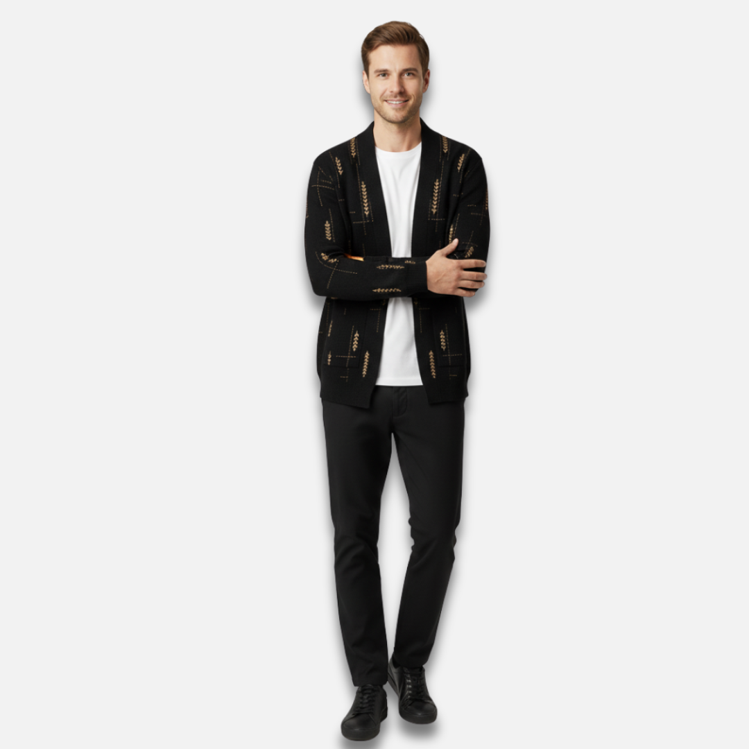 Men’s Pattern Knit Cardigan Laurel & Legacy