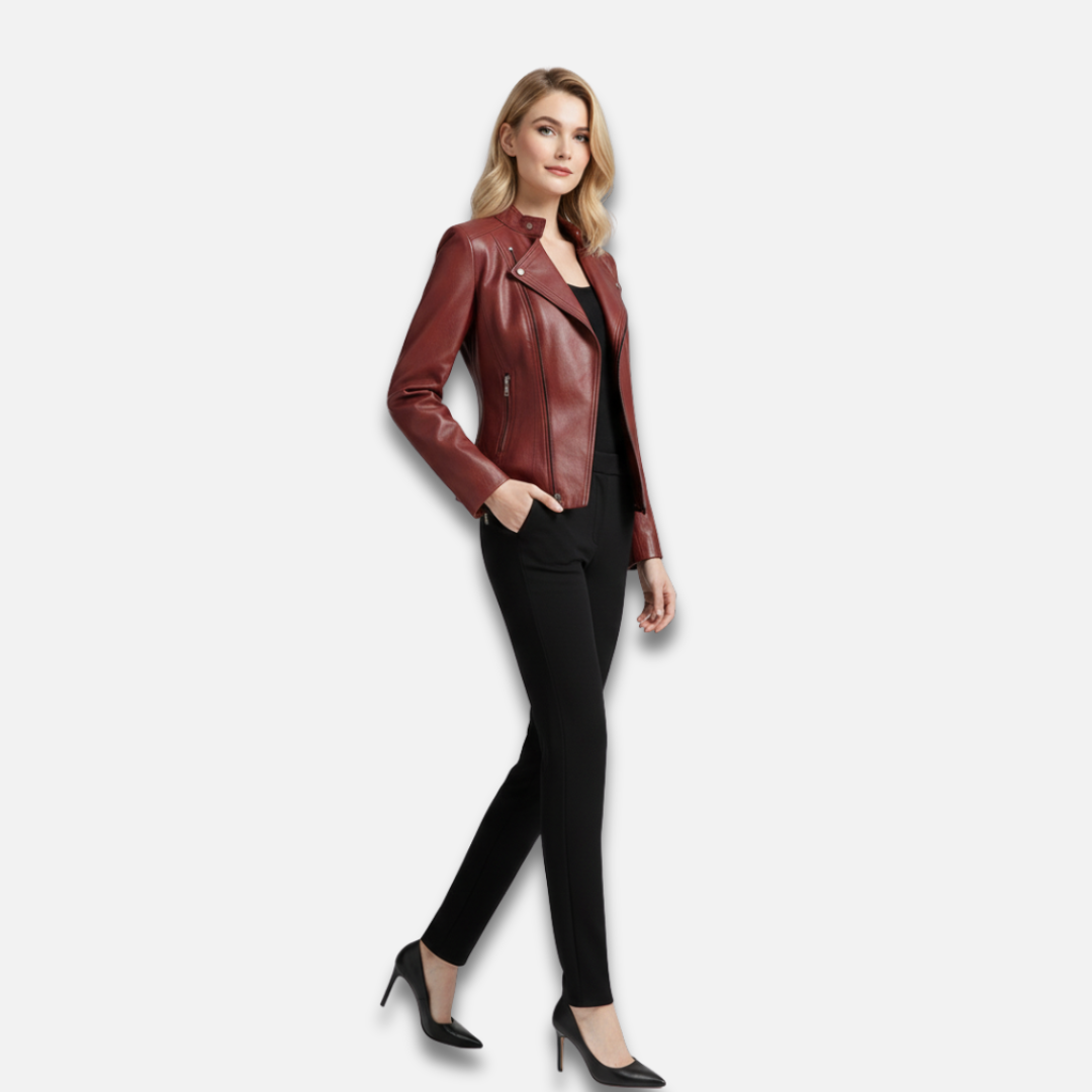 Women’s Genuine Leather Sheepskin Jacket Laurel & Legacy
