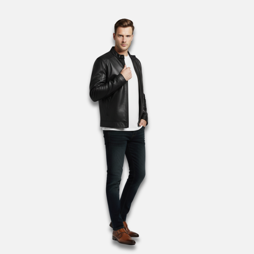 Men’s Leather Jacket Laurel & Legacy