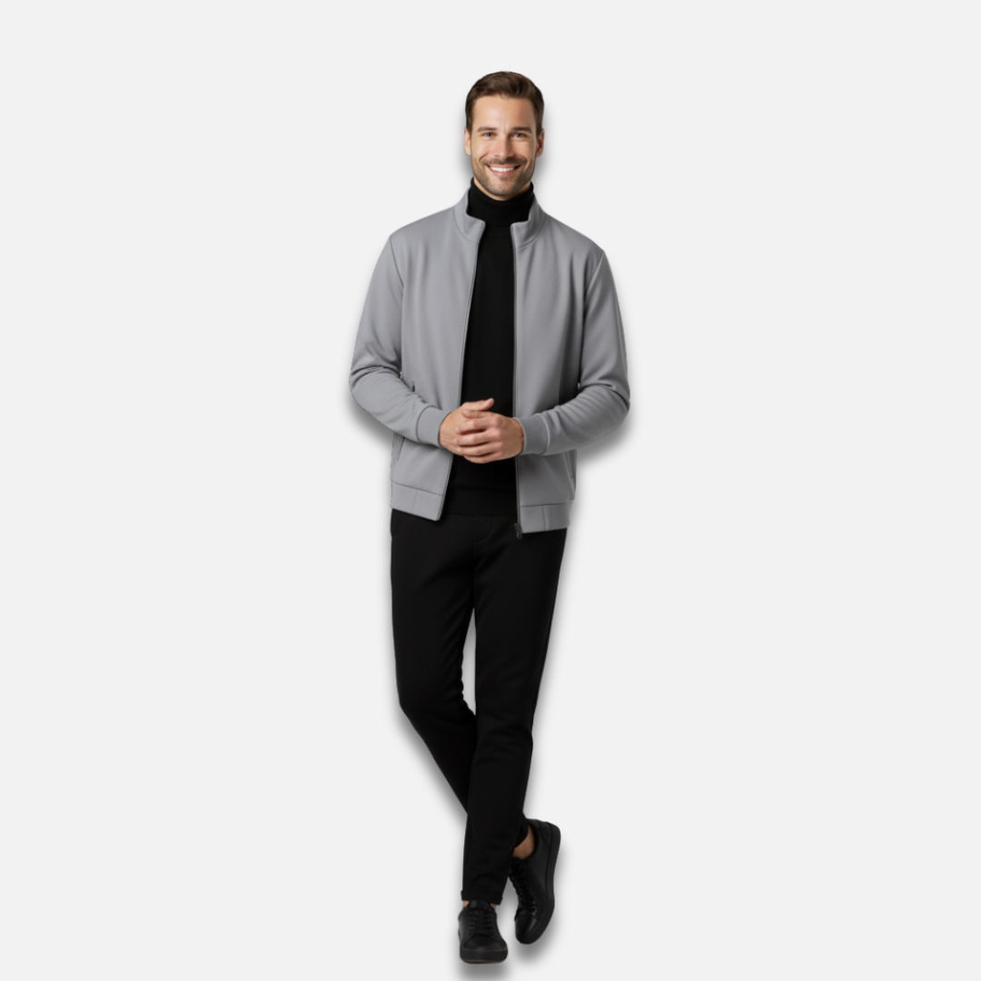 Men’s Premium Stand Collar Jacket Laurel & Legacy