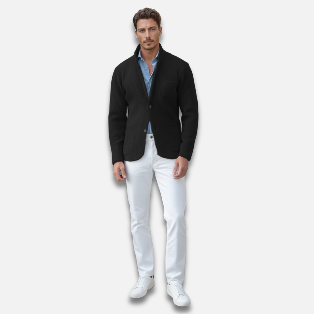Men’s Single-Breasted Casual Coat Laurel & Legacy