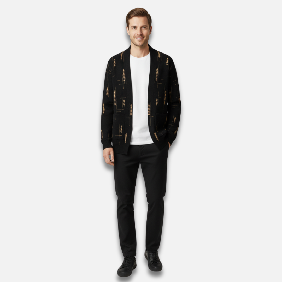 Men’s Pattern Knit Cardigan Laurel & Legacy