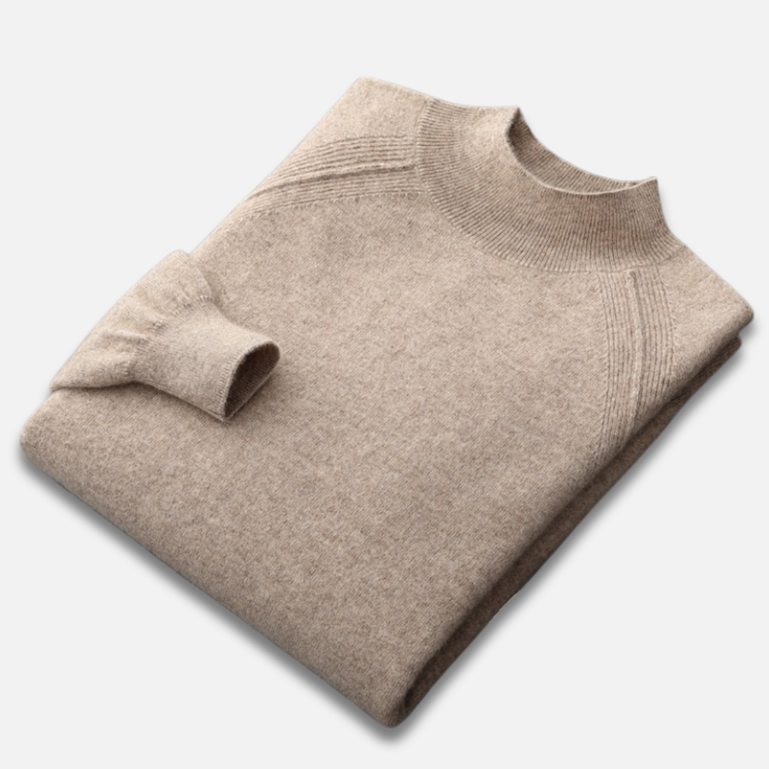 Men’s Half Turtleneck Cashmere Sweater Laurel & Legacy
