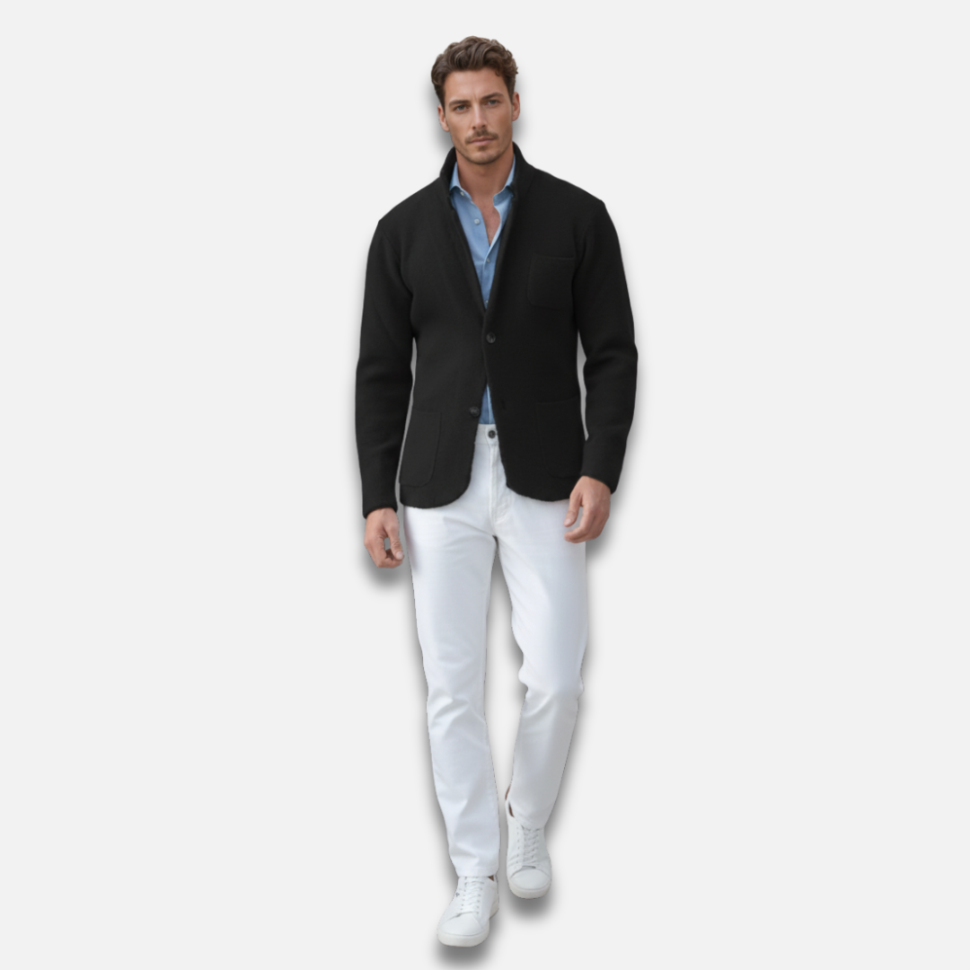 Men’s Single-Breasted Casual Coat Laurel & Legacy