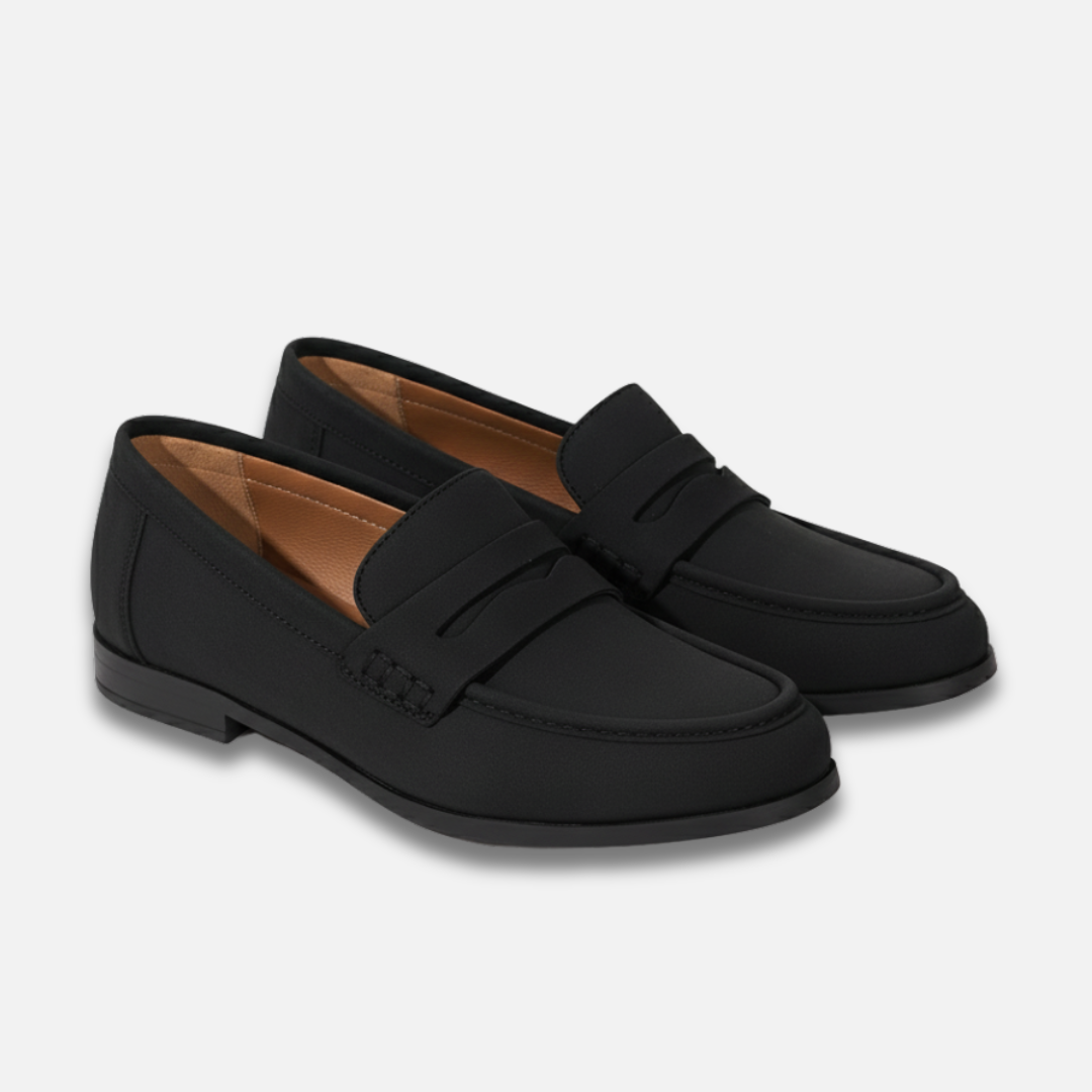 Women’s Solid Chunky Low Heel Penny Loafer Shoes Laurel & Legacy