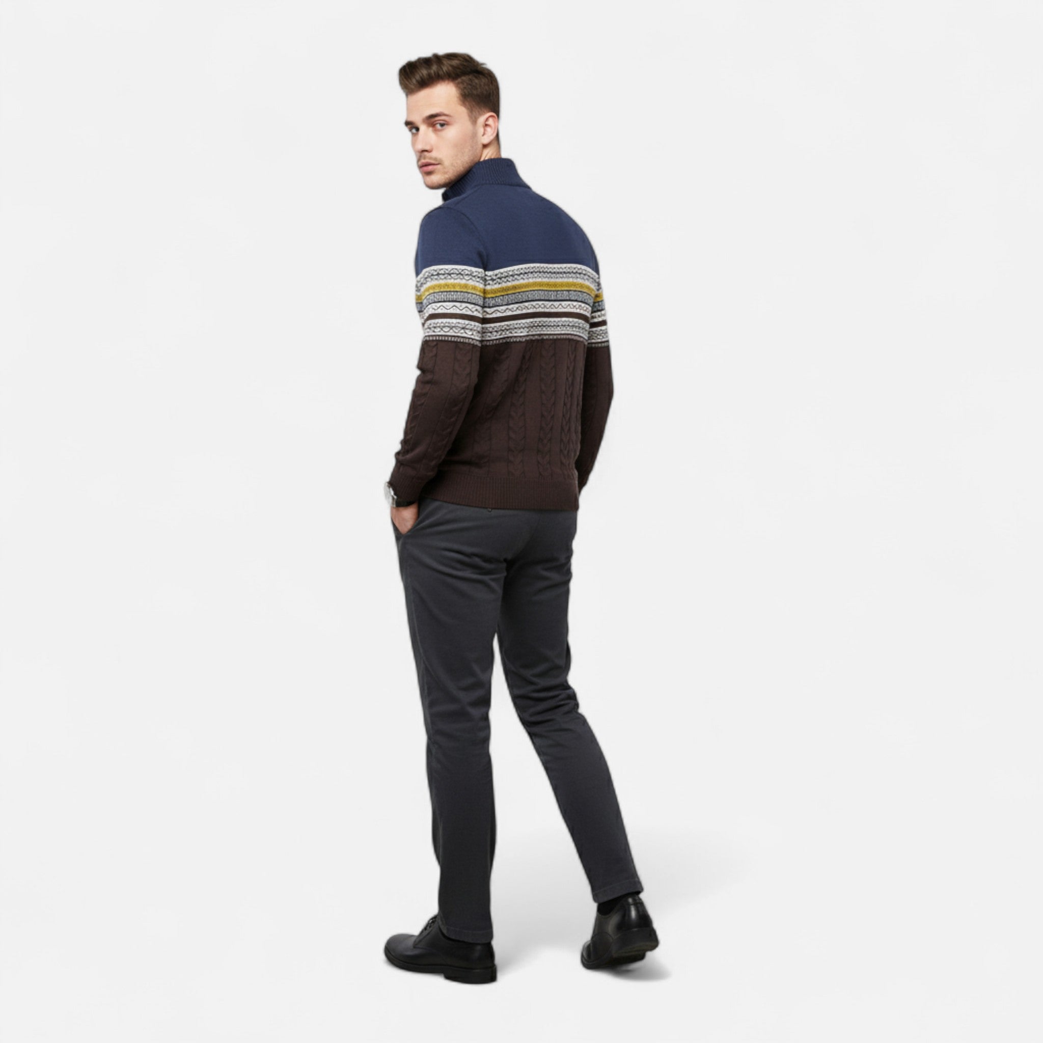 Laurel Legacy | Men’s Half-Zip Winter Sweater Laurel & Legacy