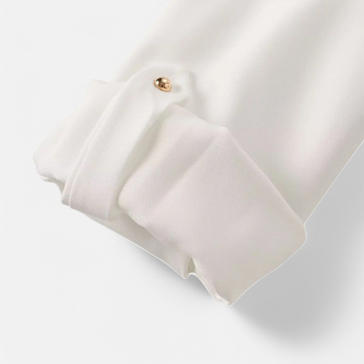 Laurel & Legacy | Women’S Elegant White Long Dress Turn-Down Collar Split Gown