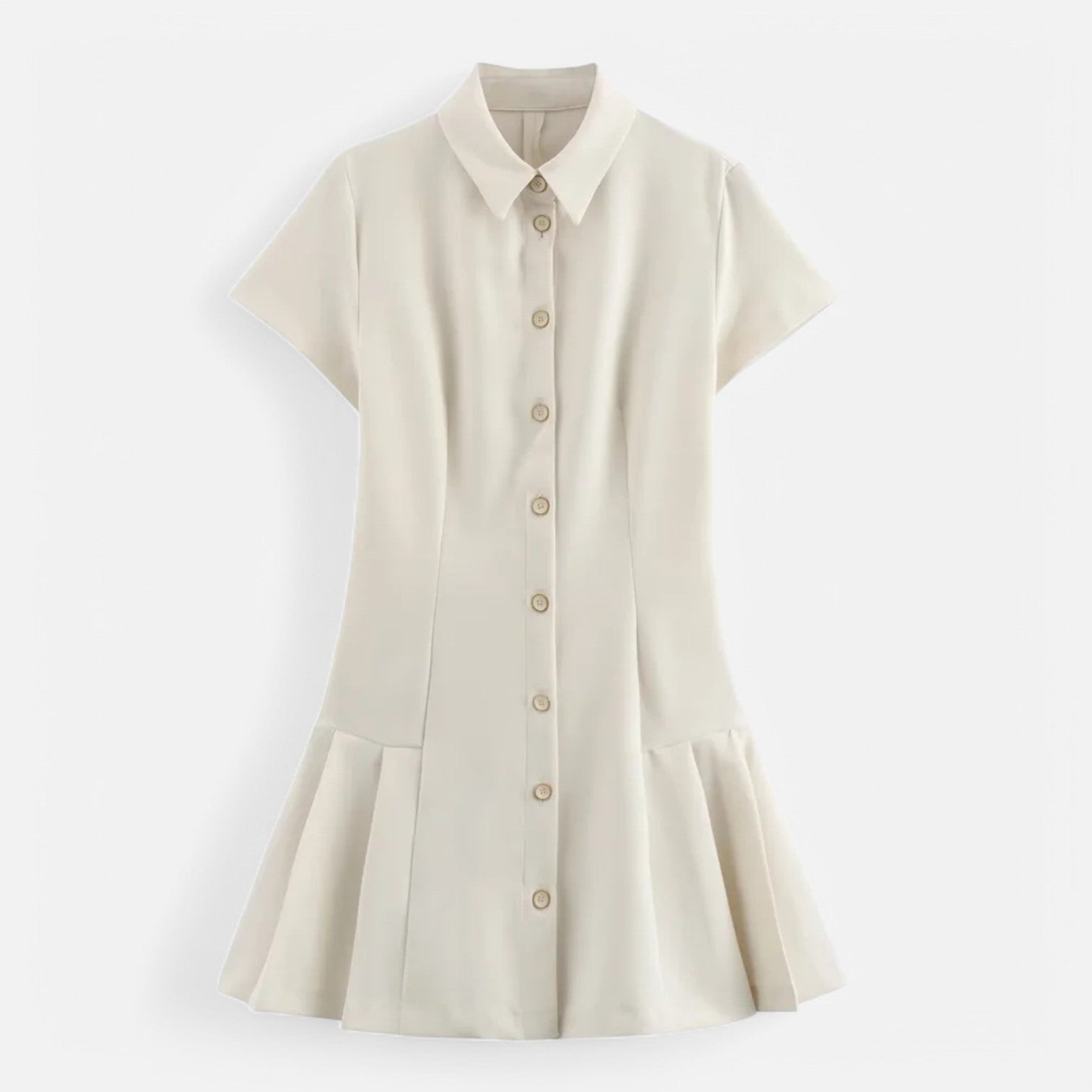 Laurel & Legacy | Women’S Spring Slim Fit Shirt Dress Elegant Short Style